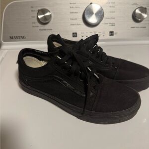 Vans Classic Black Lace-Up Sneakers